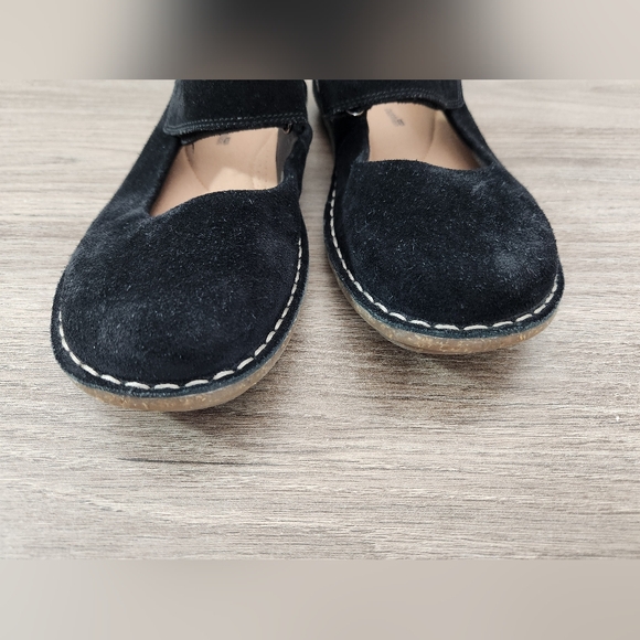 Clarks Black Suede Leathet Tamitha Aster Mary Jane Loafer - Picture 8 of 11